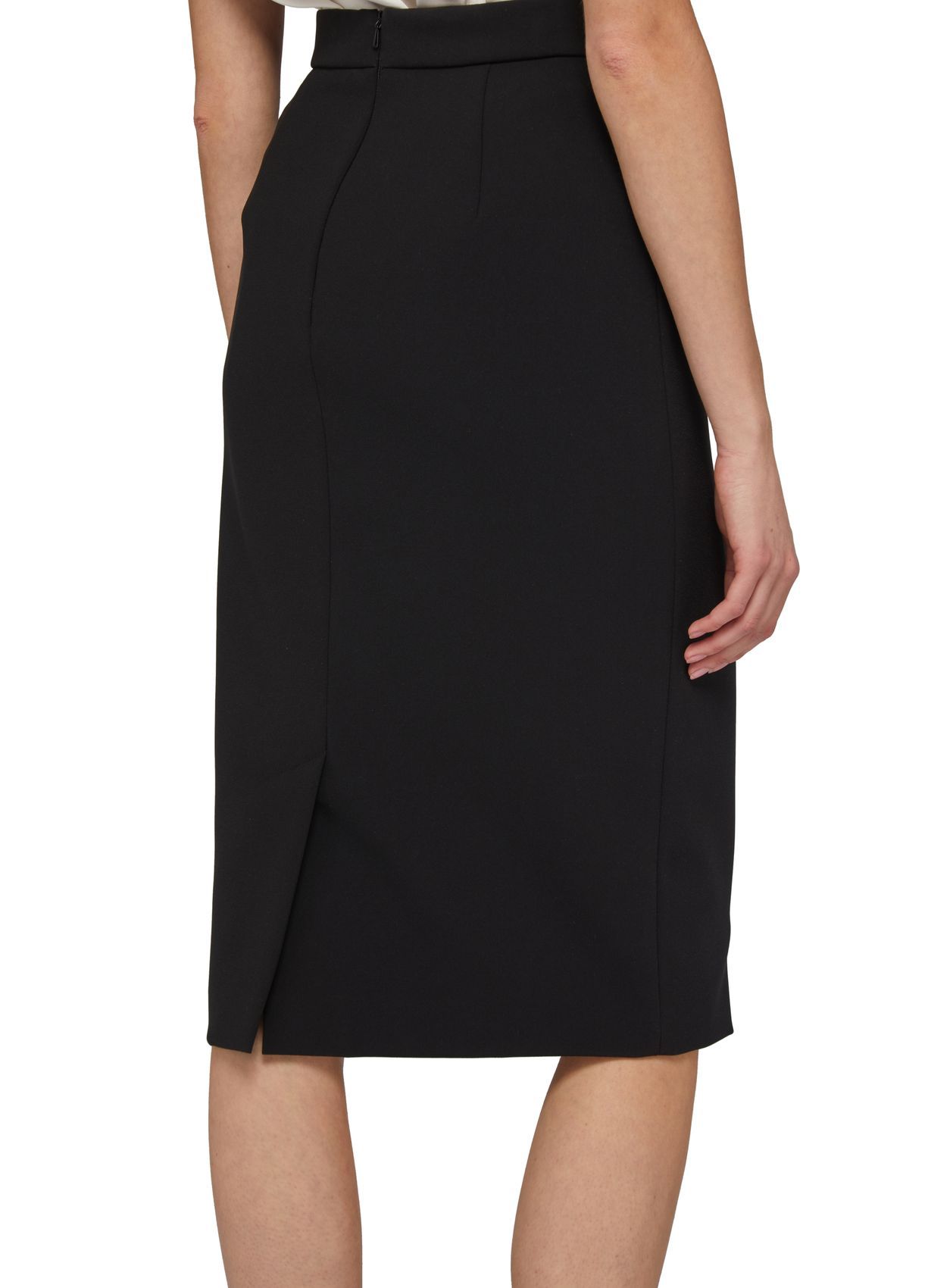 Shop Max Mara Lubiana Pencil Skirt In Black