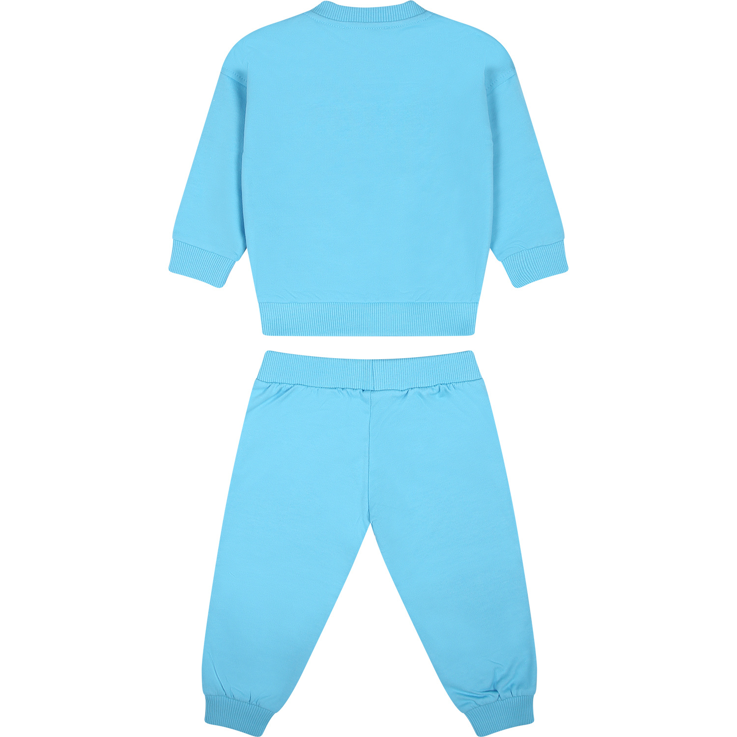 Moschino Long-sleeved Sweater And Sweatpants In Blue