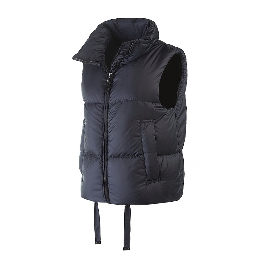 Max Mara Sleeveless Cotton Vest In Black