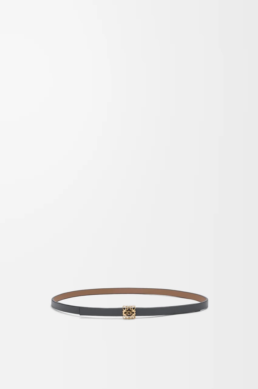 Loewe Reversible Anagram Bombe Belt In Black