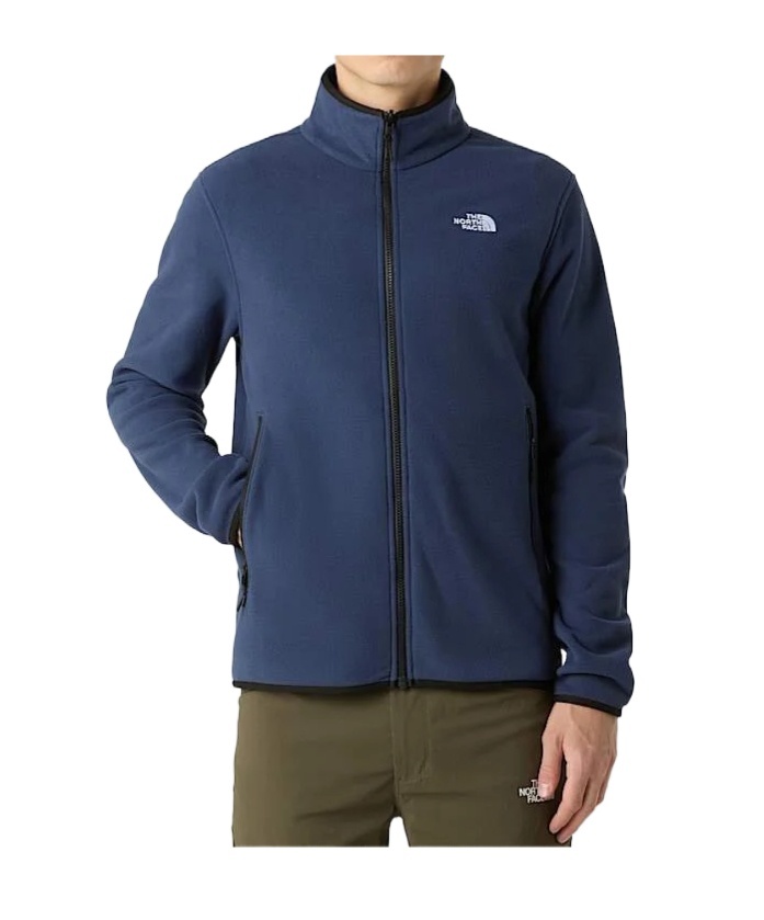 The North Face Glacier Full Zip Jacket In Blue