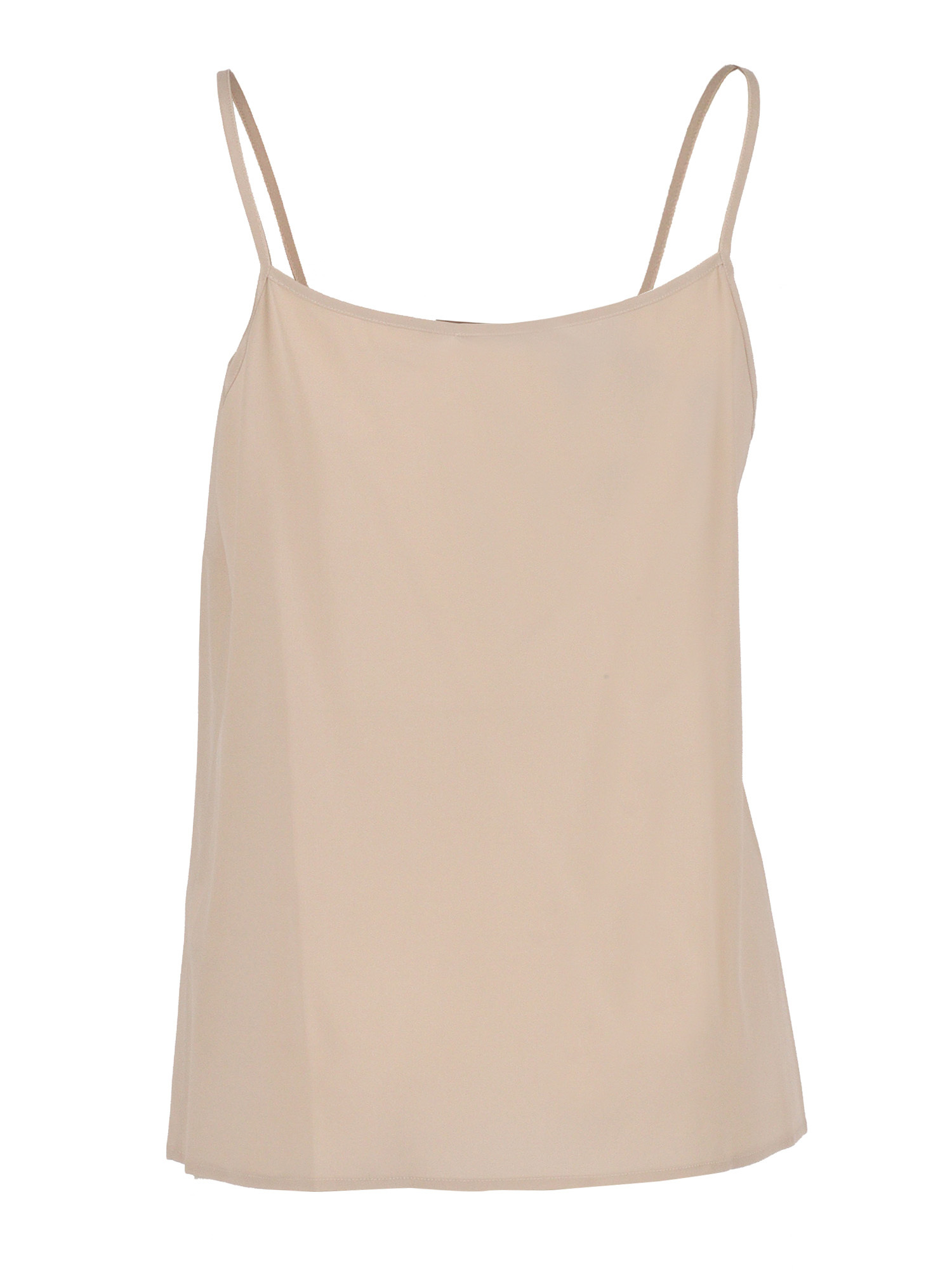 Peserico Narrow Shoulder Strap Halter-neck Style Top In Neutral