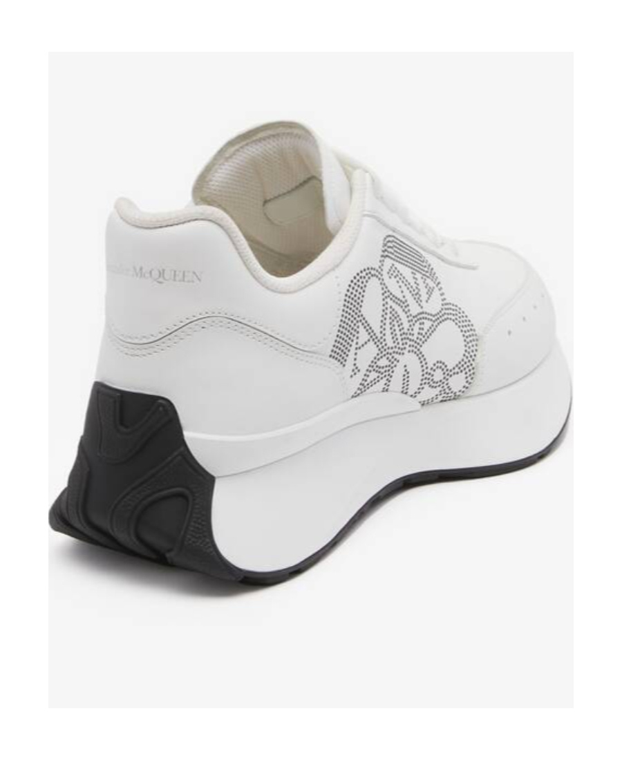 Alexander Mcqueen Sprint Runner Lace-up Sneakers In White