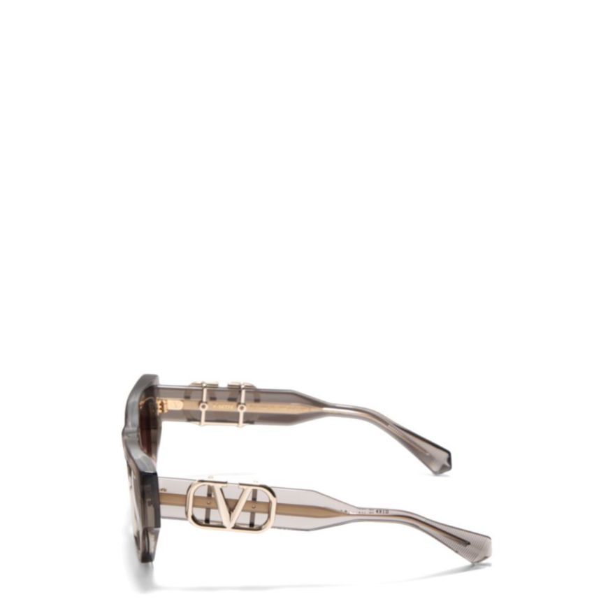 Valentino Full Frame Sunglasses In Pink