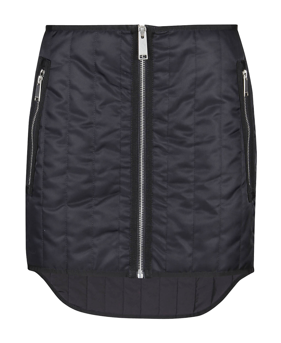 Heron Preston Ex-ray Quilted Mini Skirt In Black