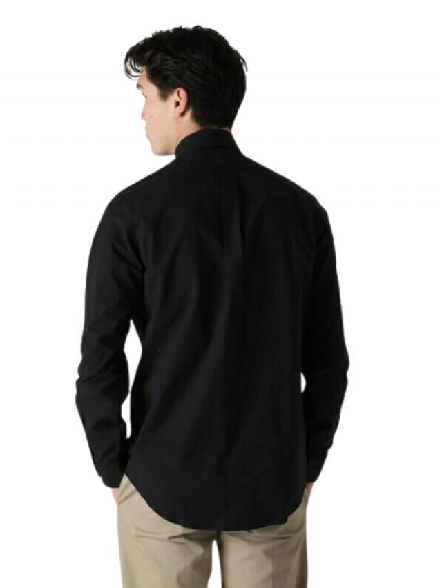Polo Ralph Lauren Black Shirt With Pony Embroidery In Black