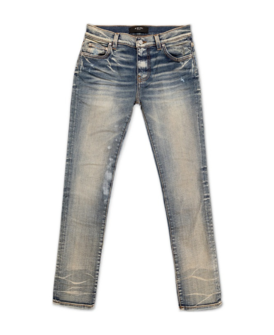 Amiri Making Used Jeans In Gray