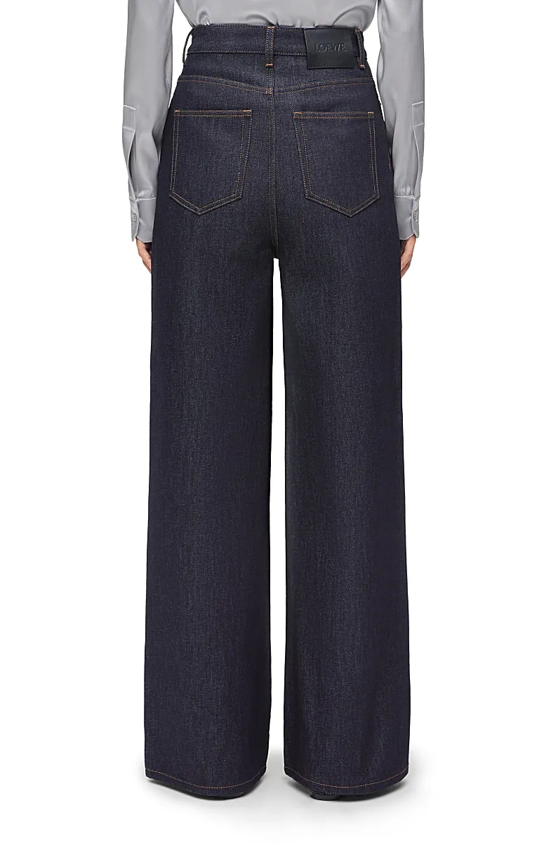 LOEWE ZIPPER BUTTON DENIM PANTS