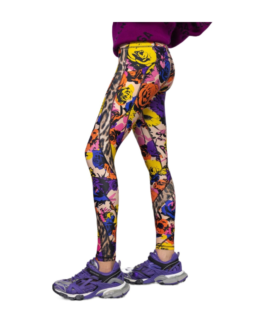 R13 Multicolor Logo Leggings In Multicolor