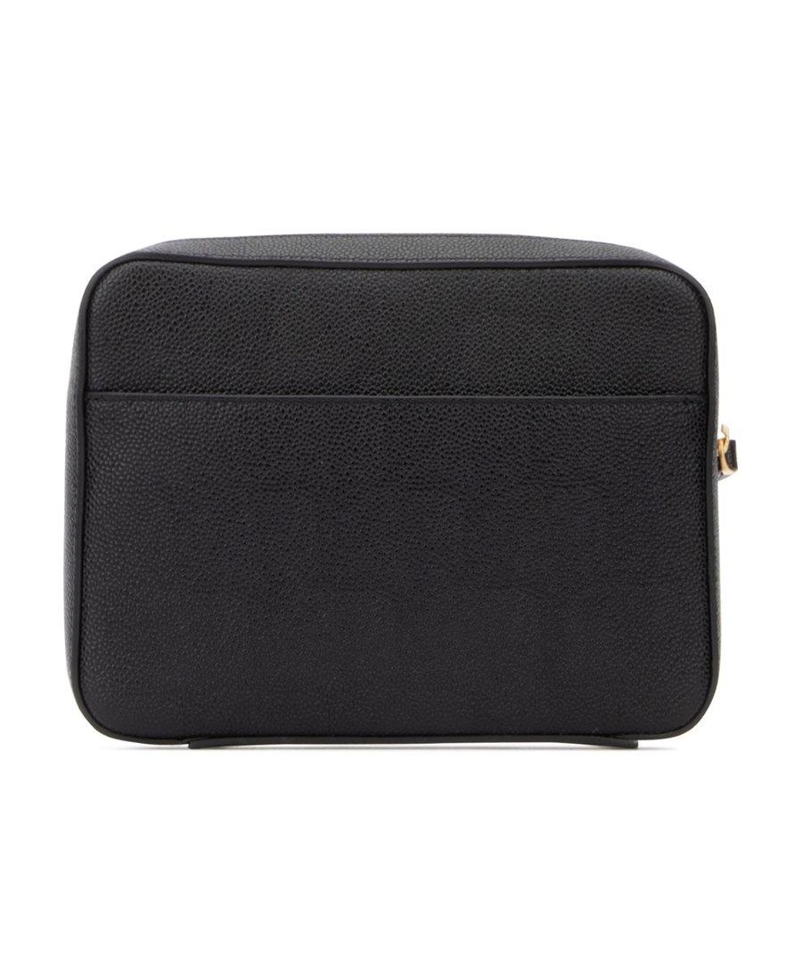 Thom Browne Textured Zip Pouch In Black