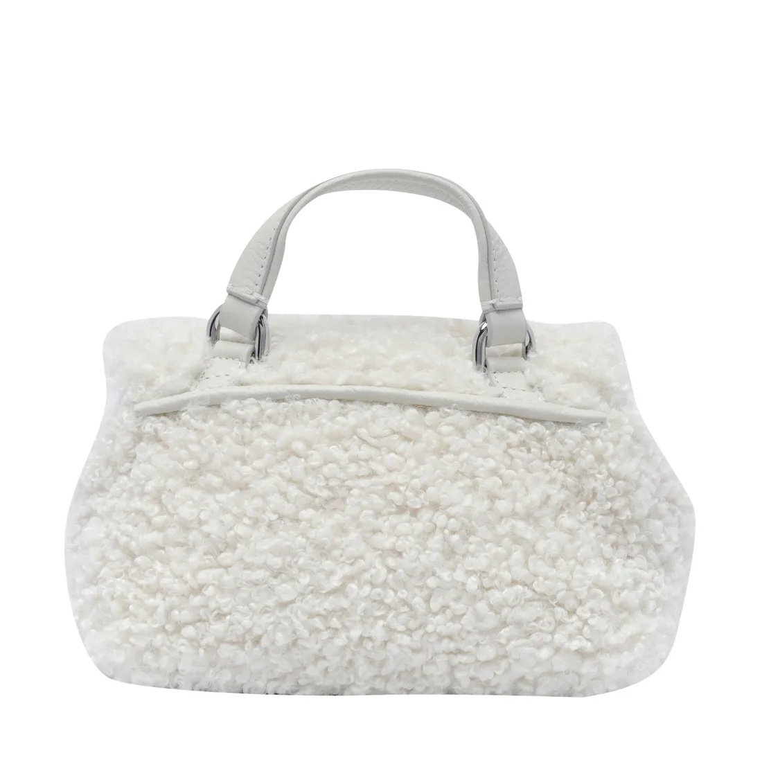 Zanellato Top Handle Shoulder Bag In White