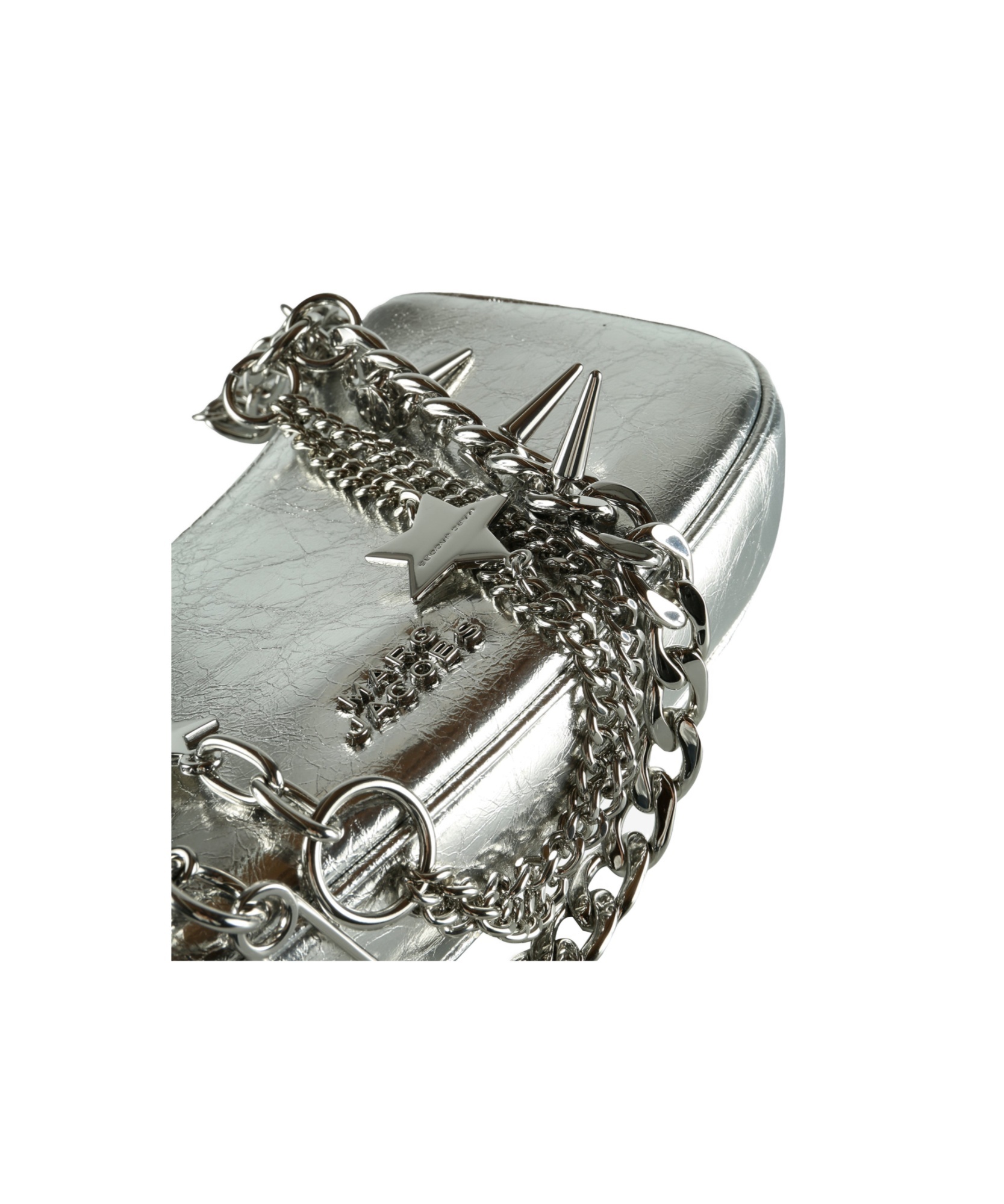 Marc Jacobs Star Chain Shoulder Bag In Gray