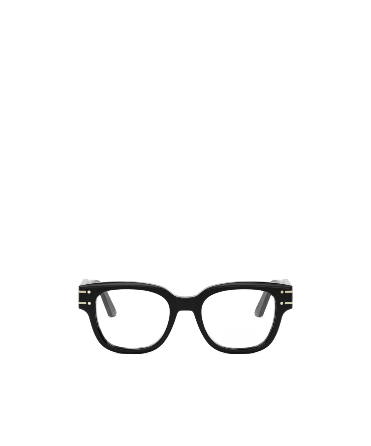 Dior Full-frame Non-prescription Glasses In Bright Black