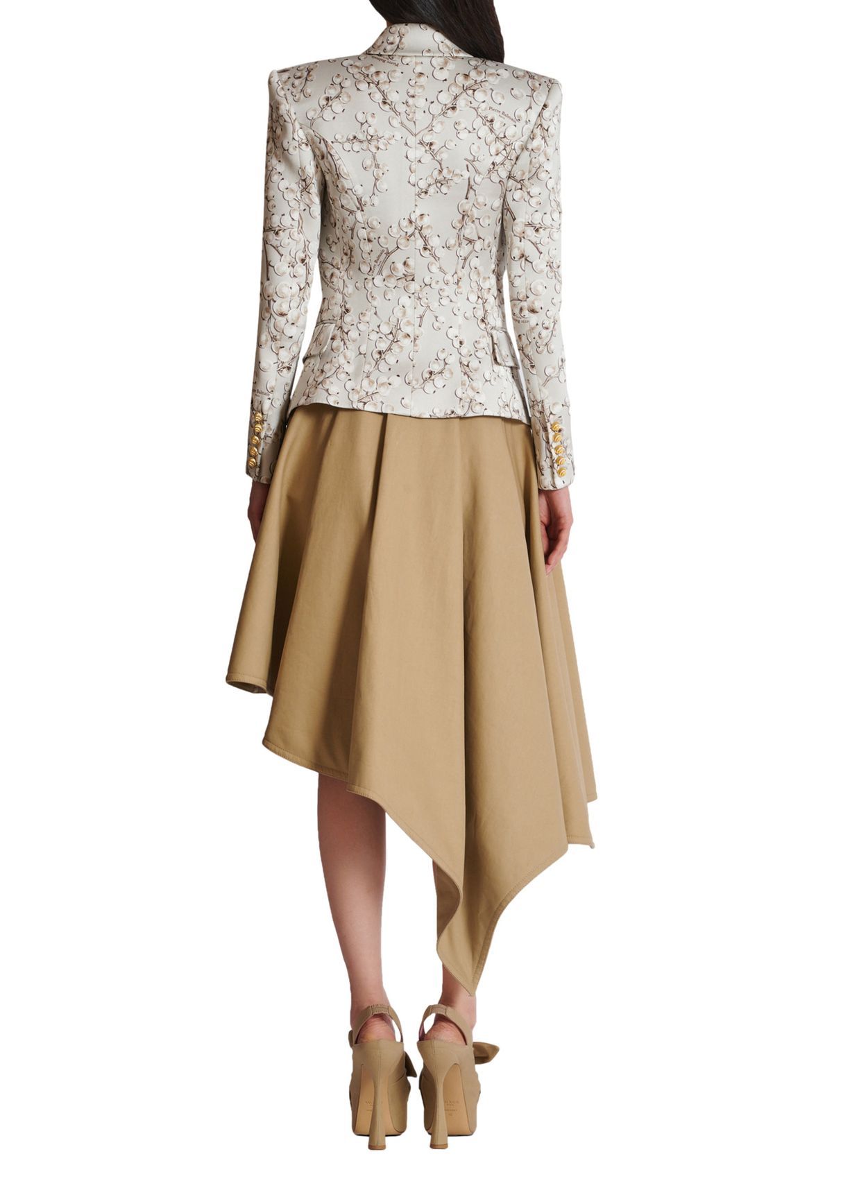 BALMAIN LONG-SLEEVED SUIT COAT
