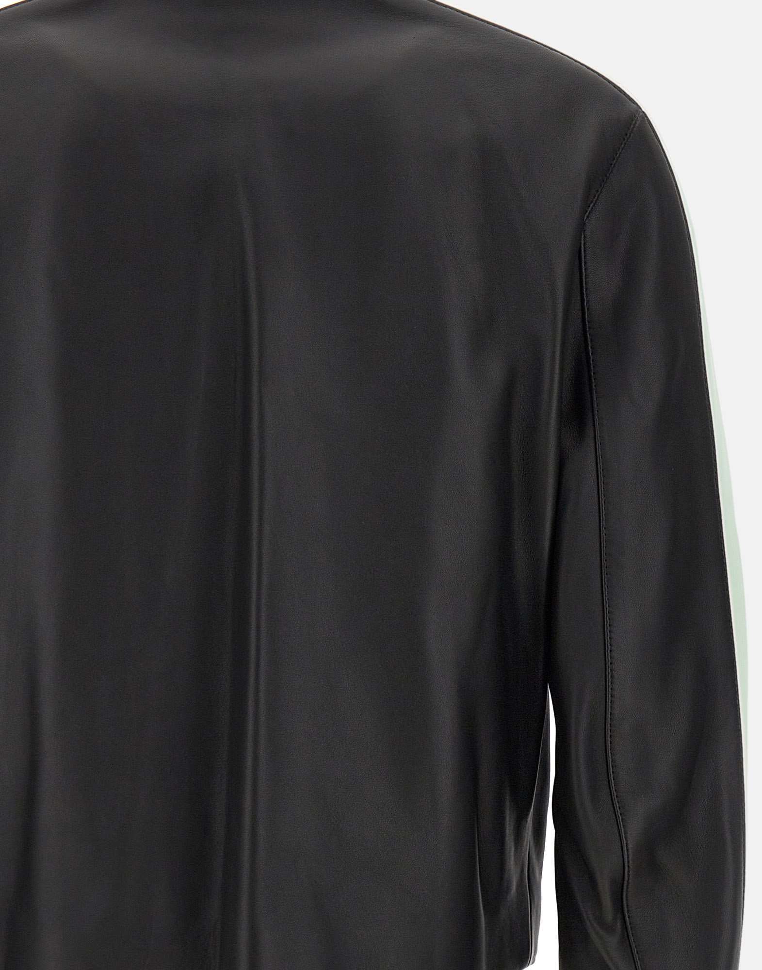 Casablanca Womens Black Racer Regular-fit Leather Jacket In Black
