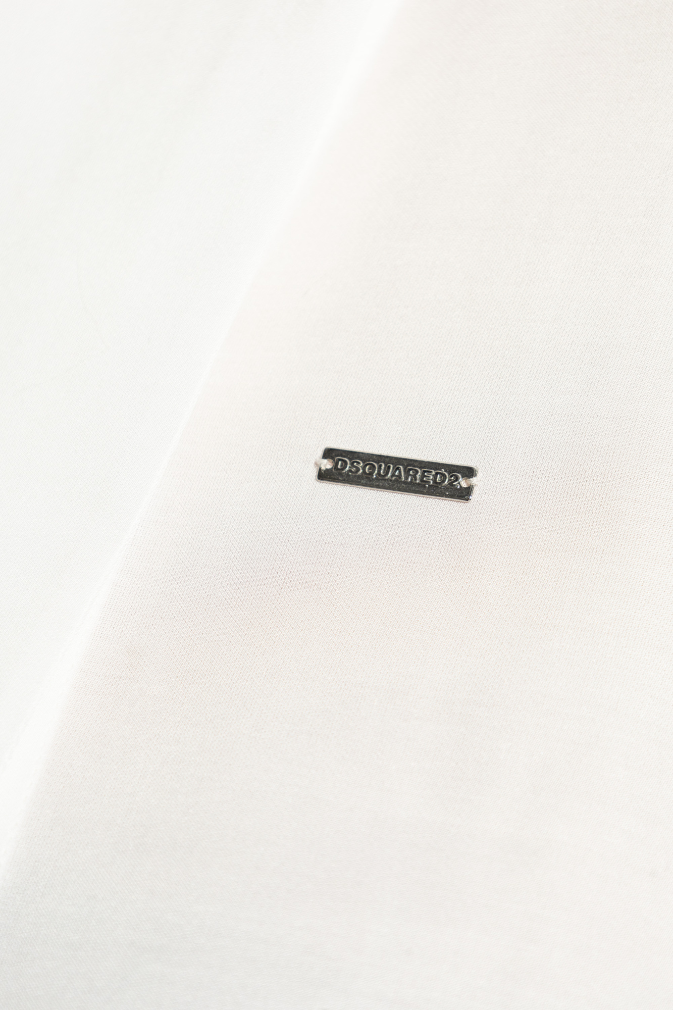 Dsquared2 White Tailored Shirt With Bow Tie Detail In White