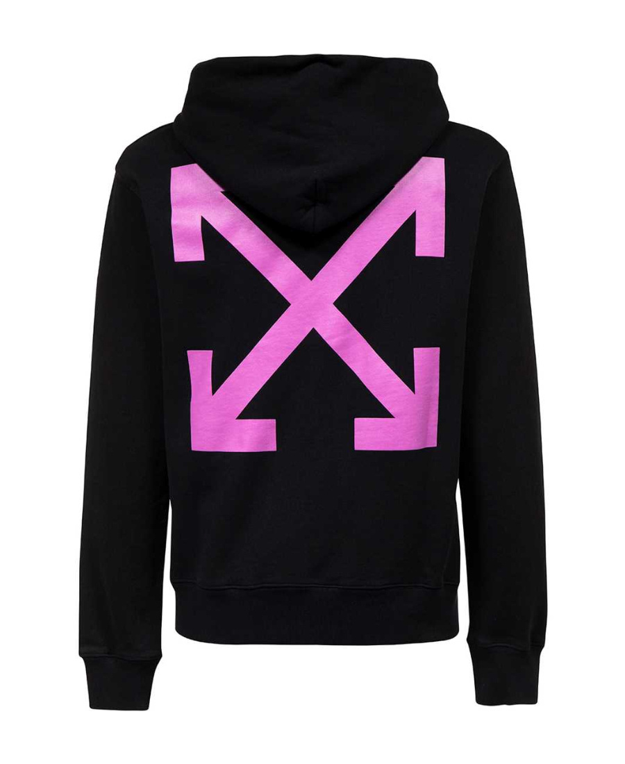 OFF-WHITE CARAVAGGIO PRINT COTTON HOODIE