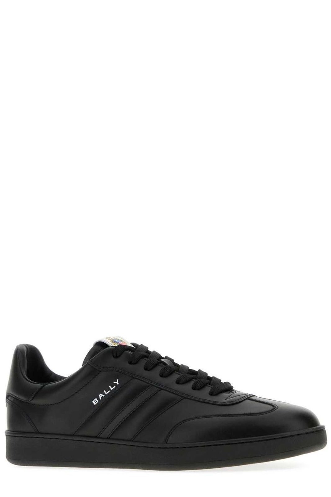 Bally Retro Crest Lace-up Sneakers In Black