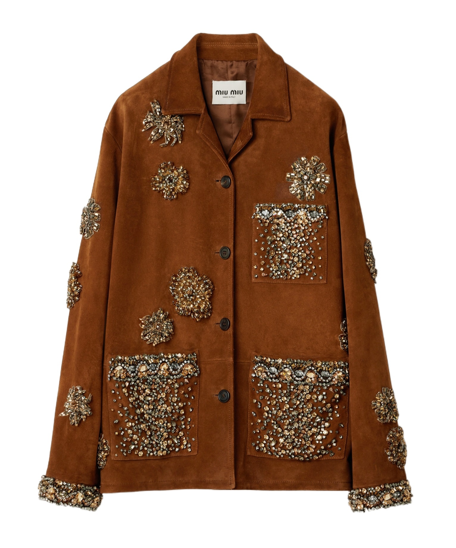 Miu Miu Jackets And Vests In Brown