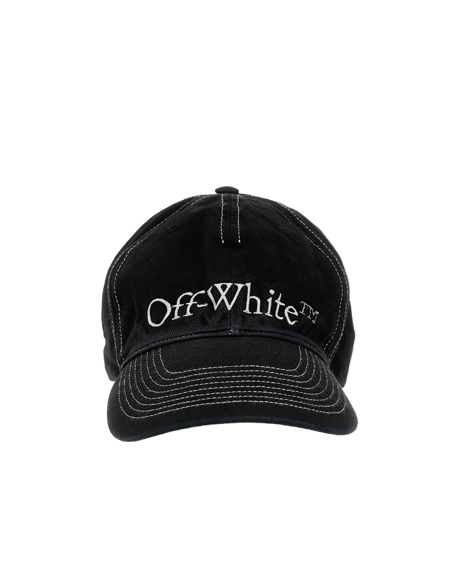 Off-white Woman Black Cotton Hat In Black
