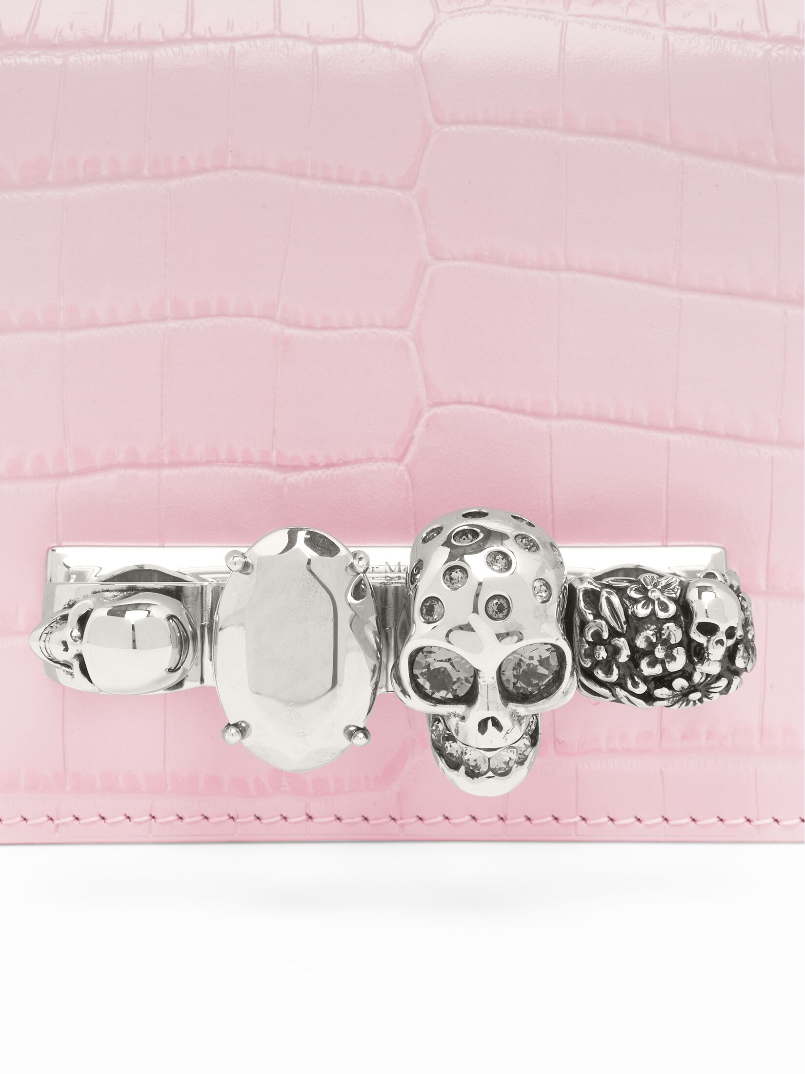 Alexander Mcqueen Jewelled Satchel Mini Shoulder Bag