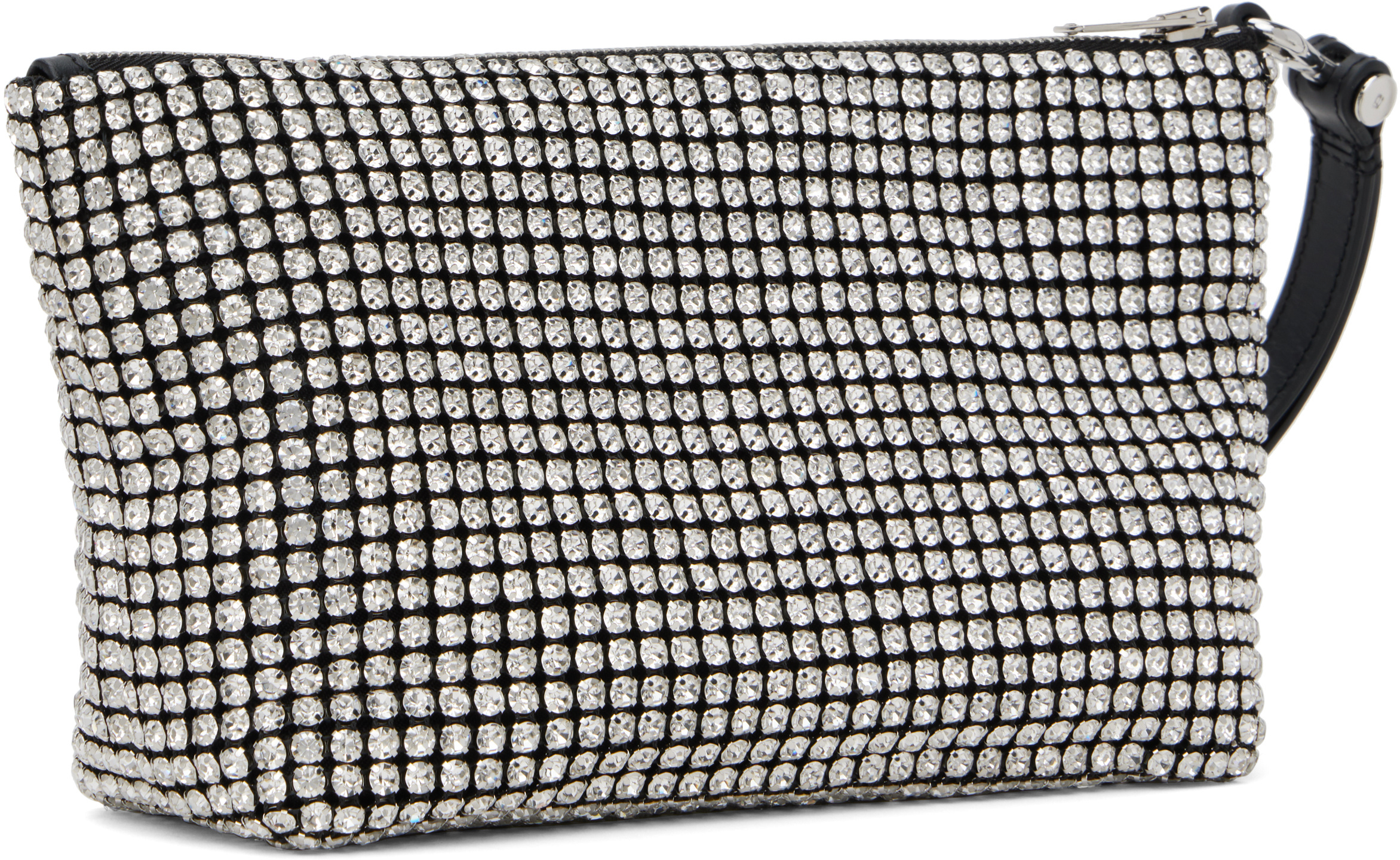 Alexander Wang Heiress Wristlet Clutch In Gray