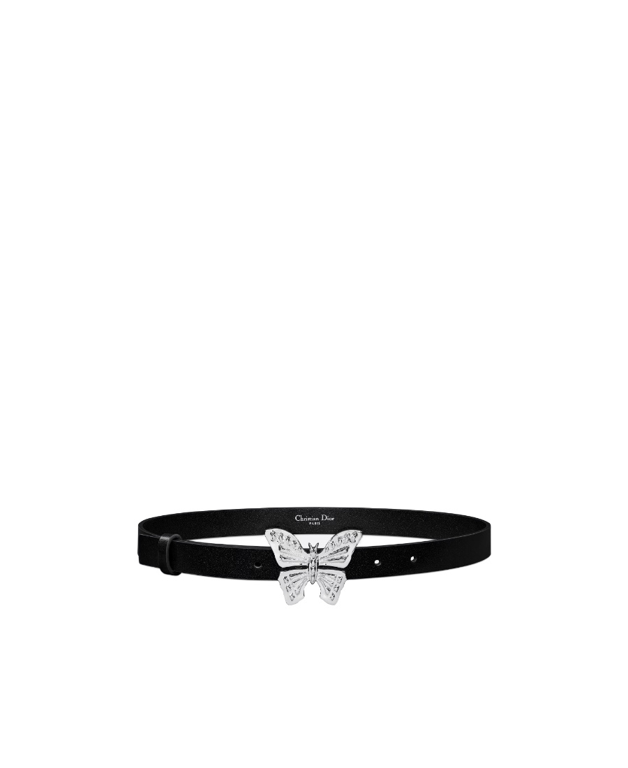 Dior Leather Belt In Black