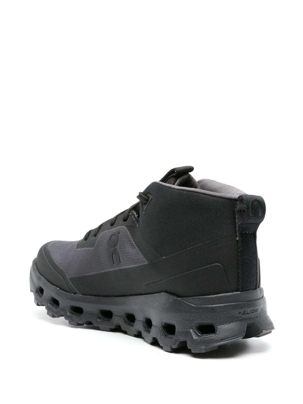 On Running Cloudroam Waterproof Panelled Ankle Sneakers In Black