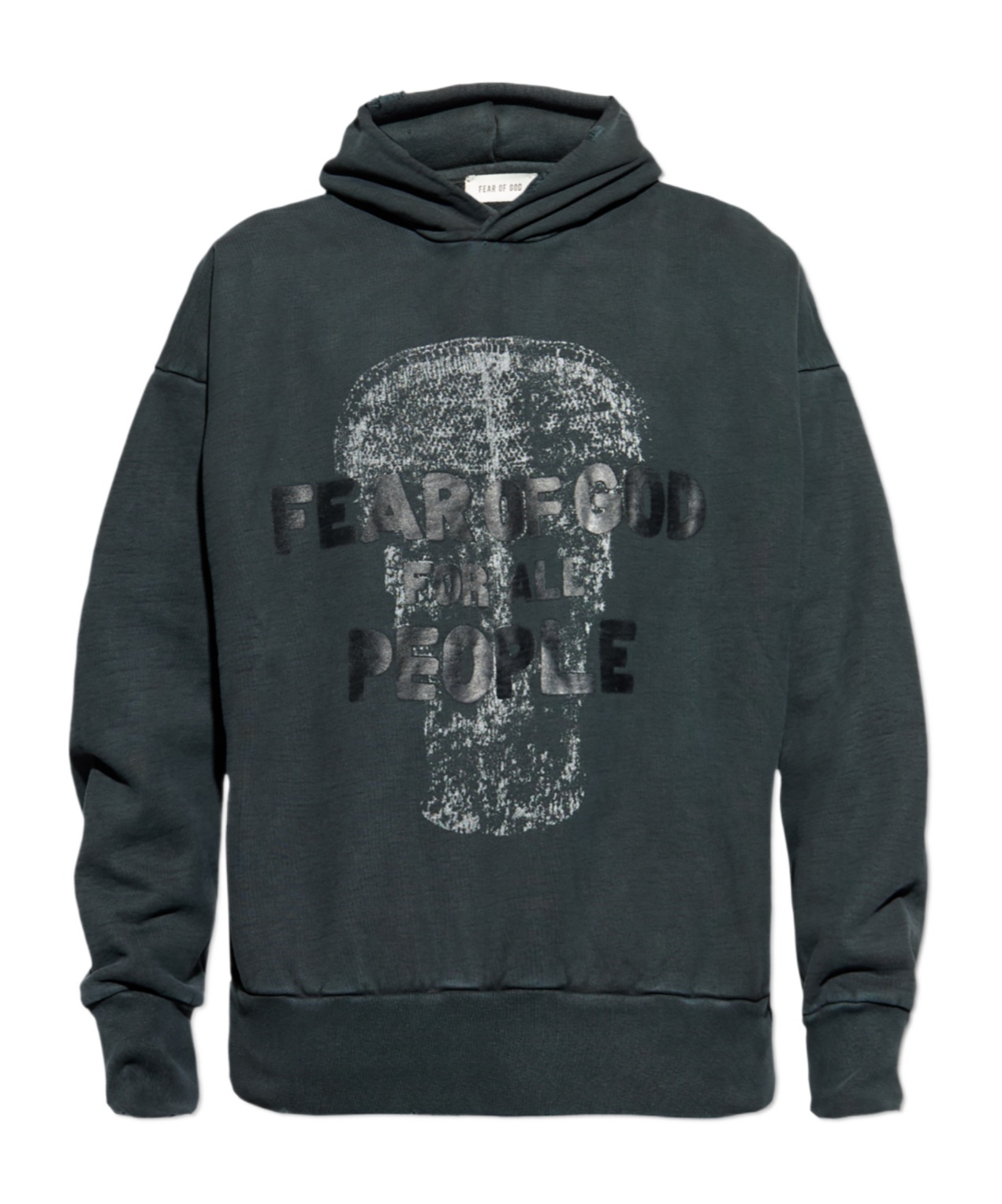 Fear Of God Graphic-print Hoodie In Black