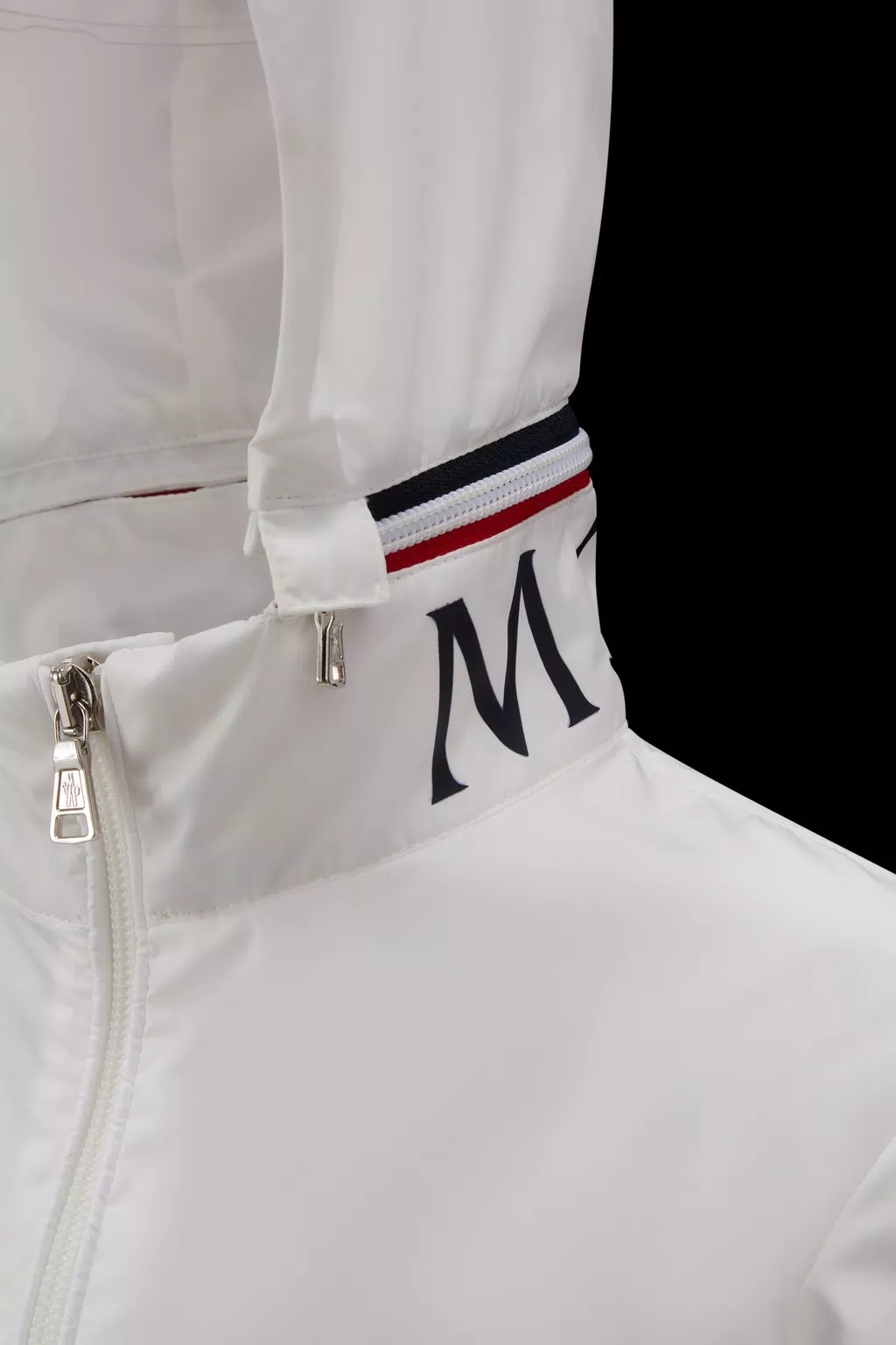 Moncler Logo-patch Detachable Hoodie In White