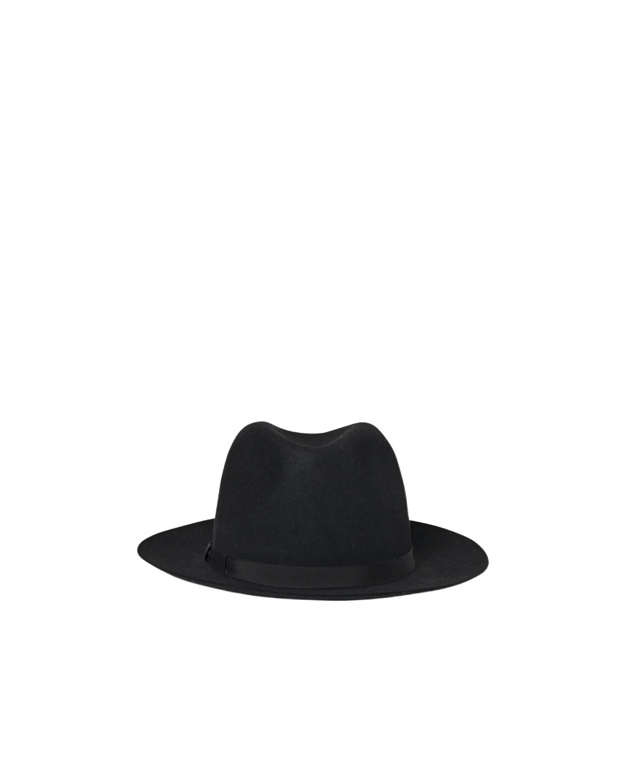 The Row Ribbon Decorated Hat In Black