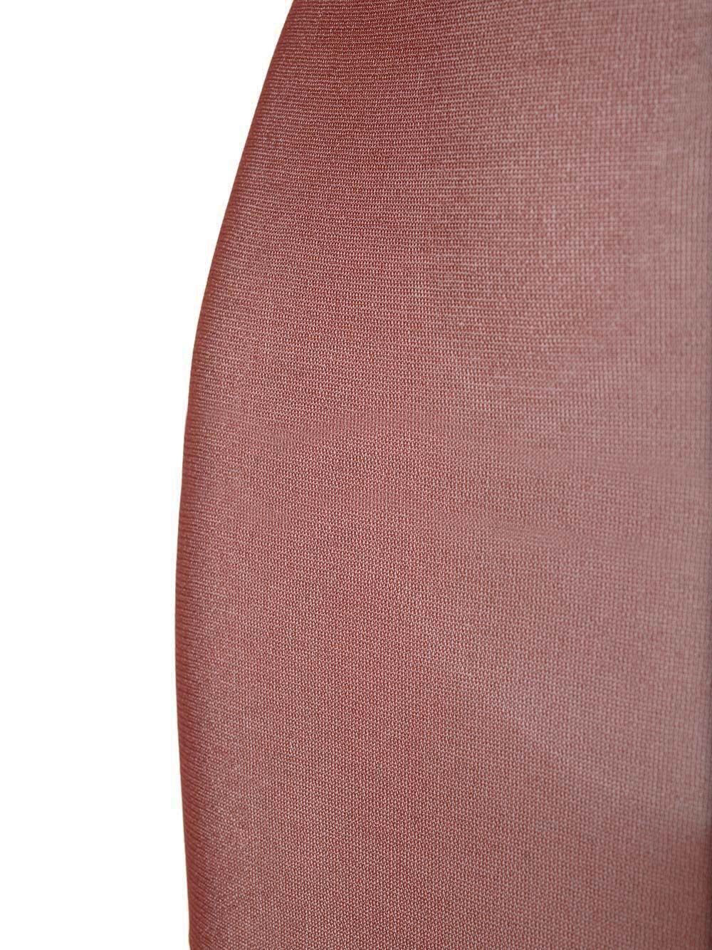 Saint Laurent Pencil Skirt In Burgundy