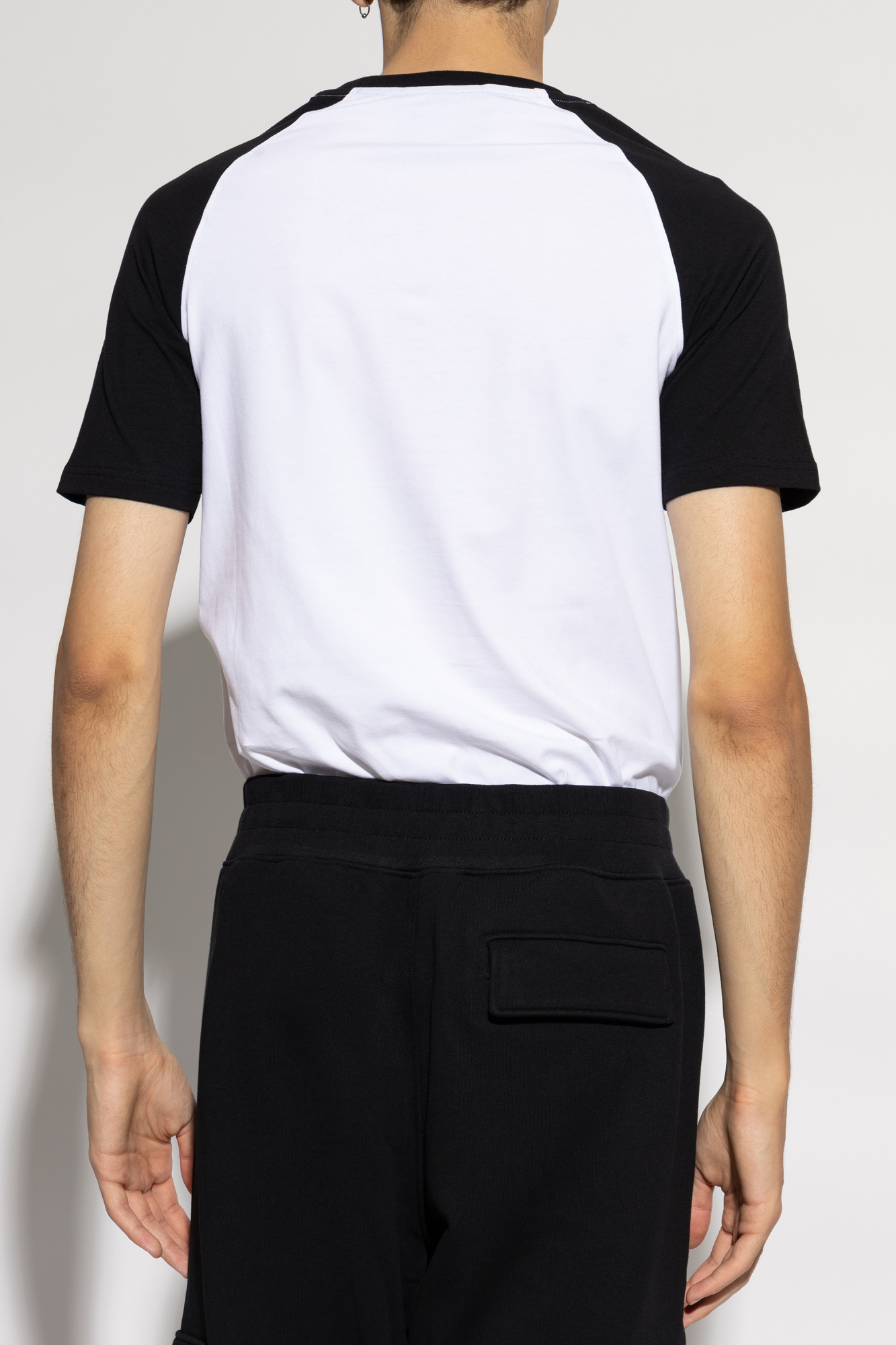 Moschino Color Matching Printed T-shirt In White