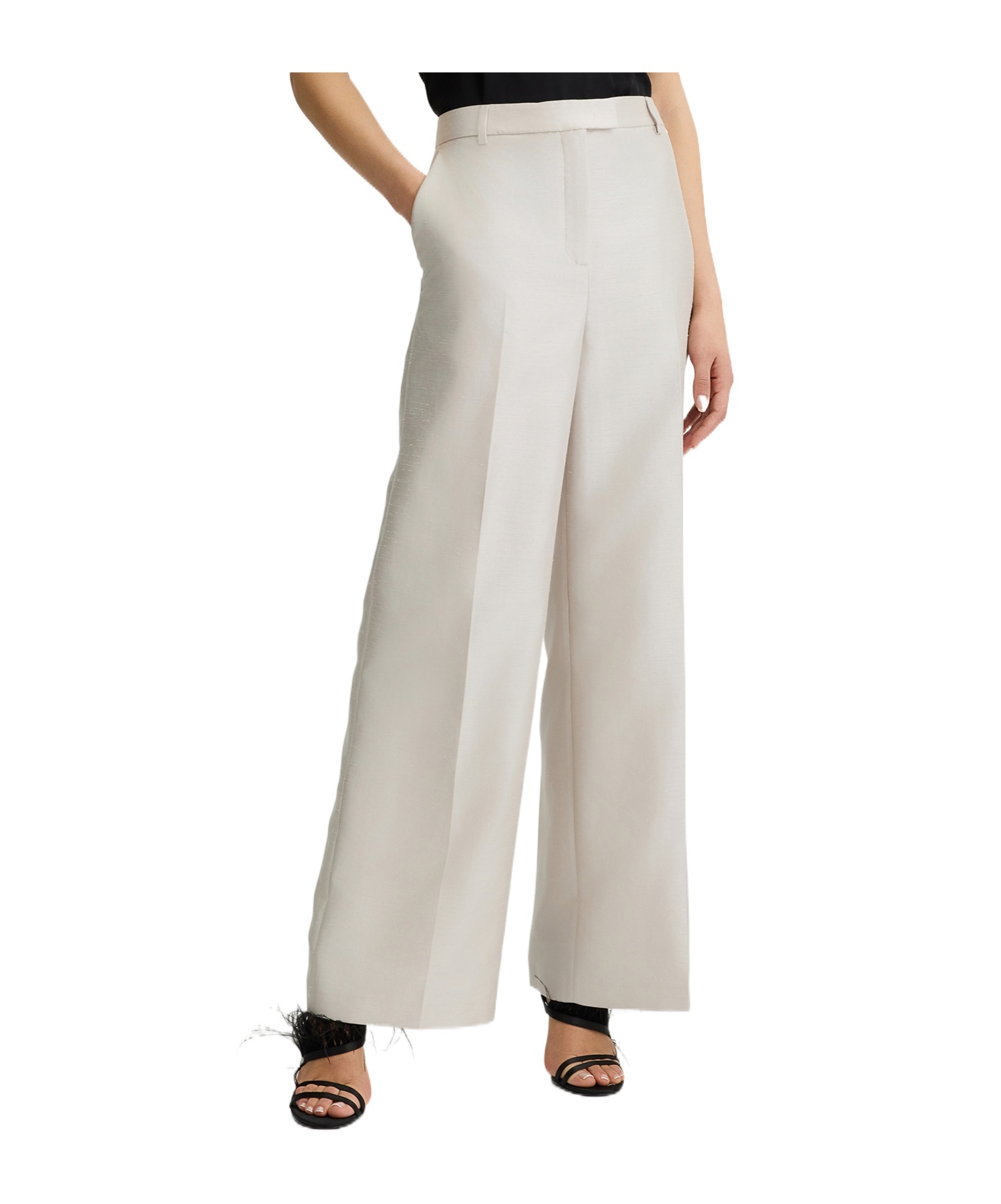 Liu •jo Long Shantung Trousers