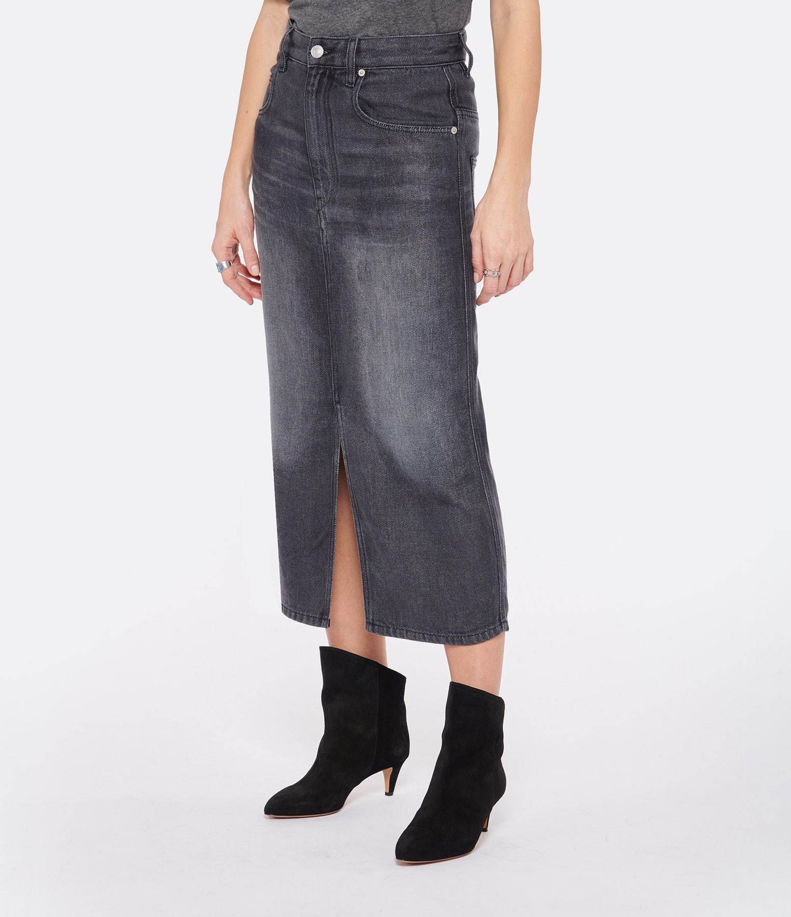 ISABEL MARANT ÉTOILE DENIM MIDI SKIRT