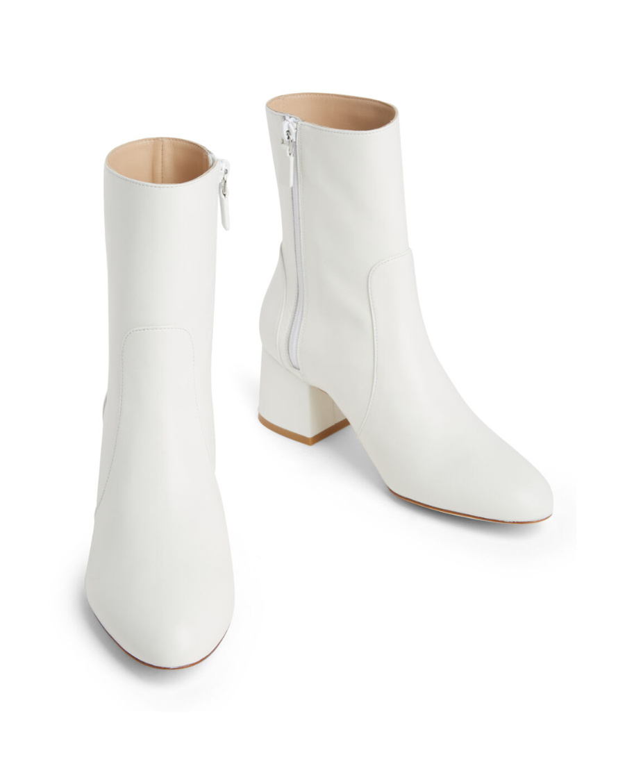 Stuart Weitzman Ariana 60 Sock Bootie The Sw Outlet In White