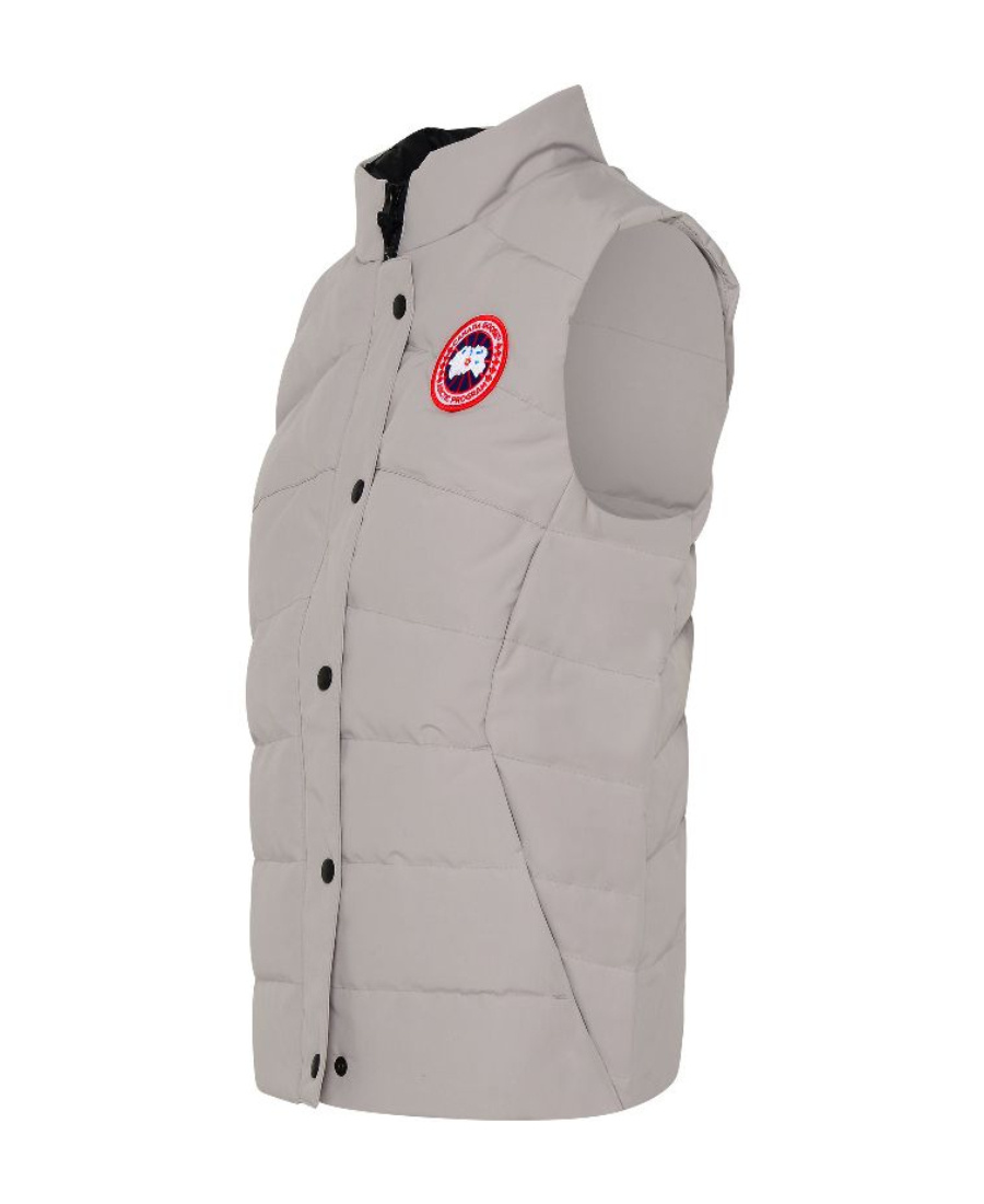 CANADA GOOSE LOGO-PATCH PADDED GILET