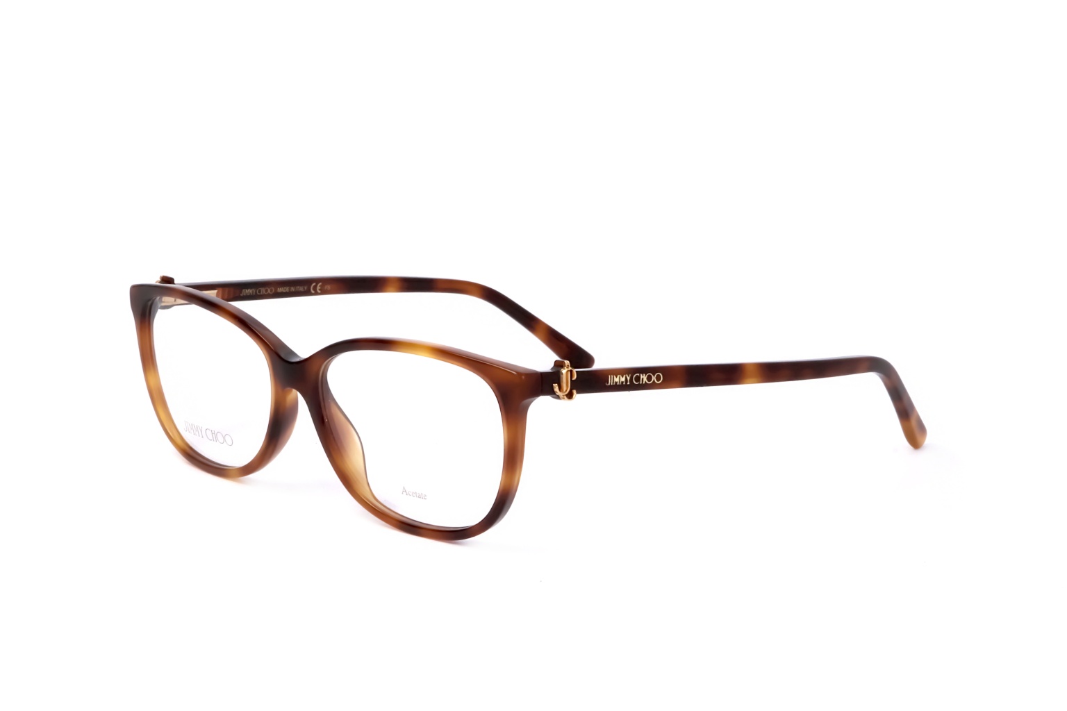 Jimmy Choo Eyewear Square Frame Glasses In Brown