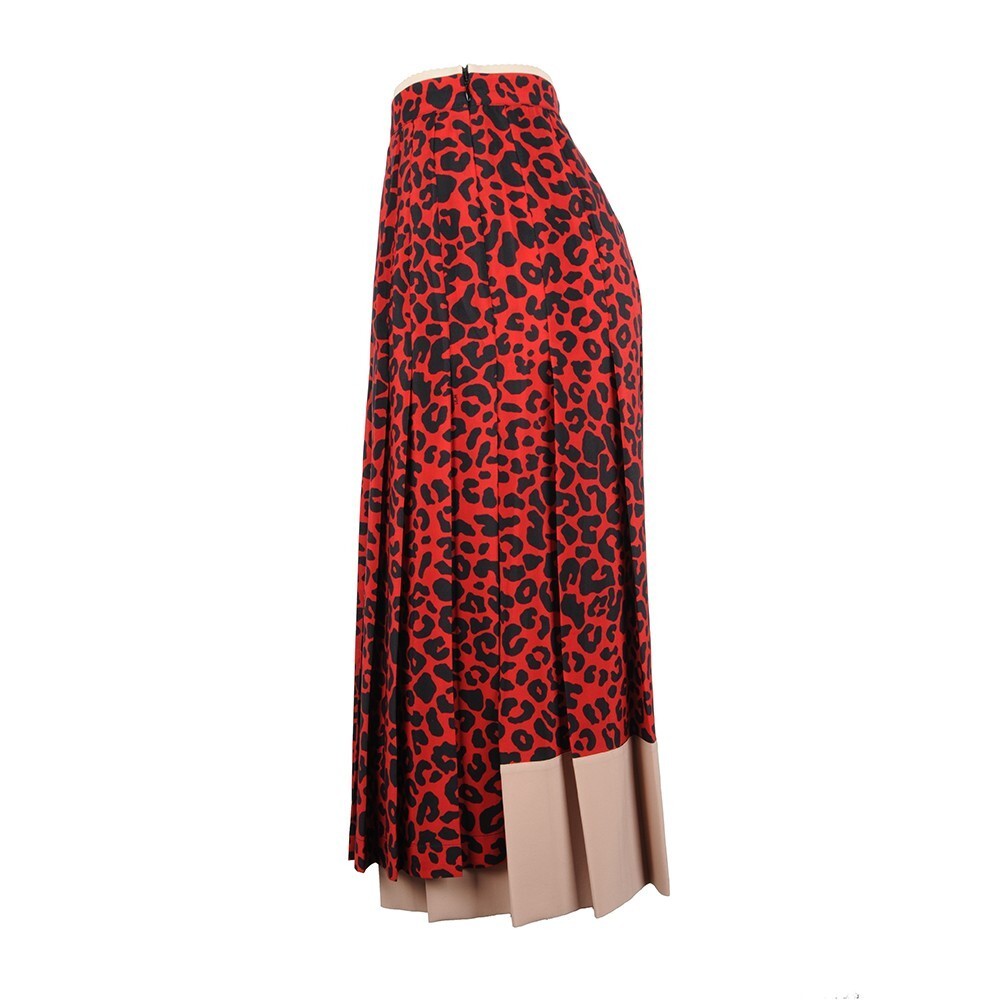 N°21 LEOPARD-PRINT SKIRT