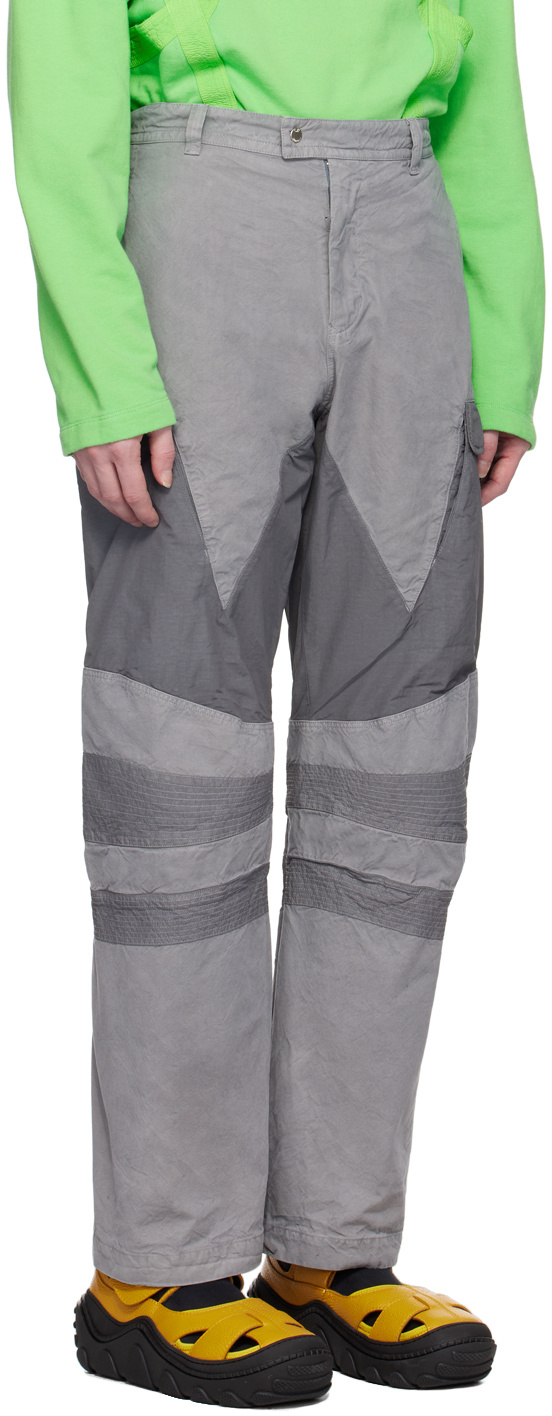 Kiko Kostadinov Gray C.p. Company Edition Cargo Pants In Gray