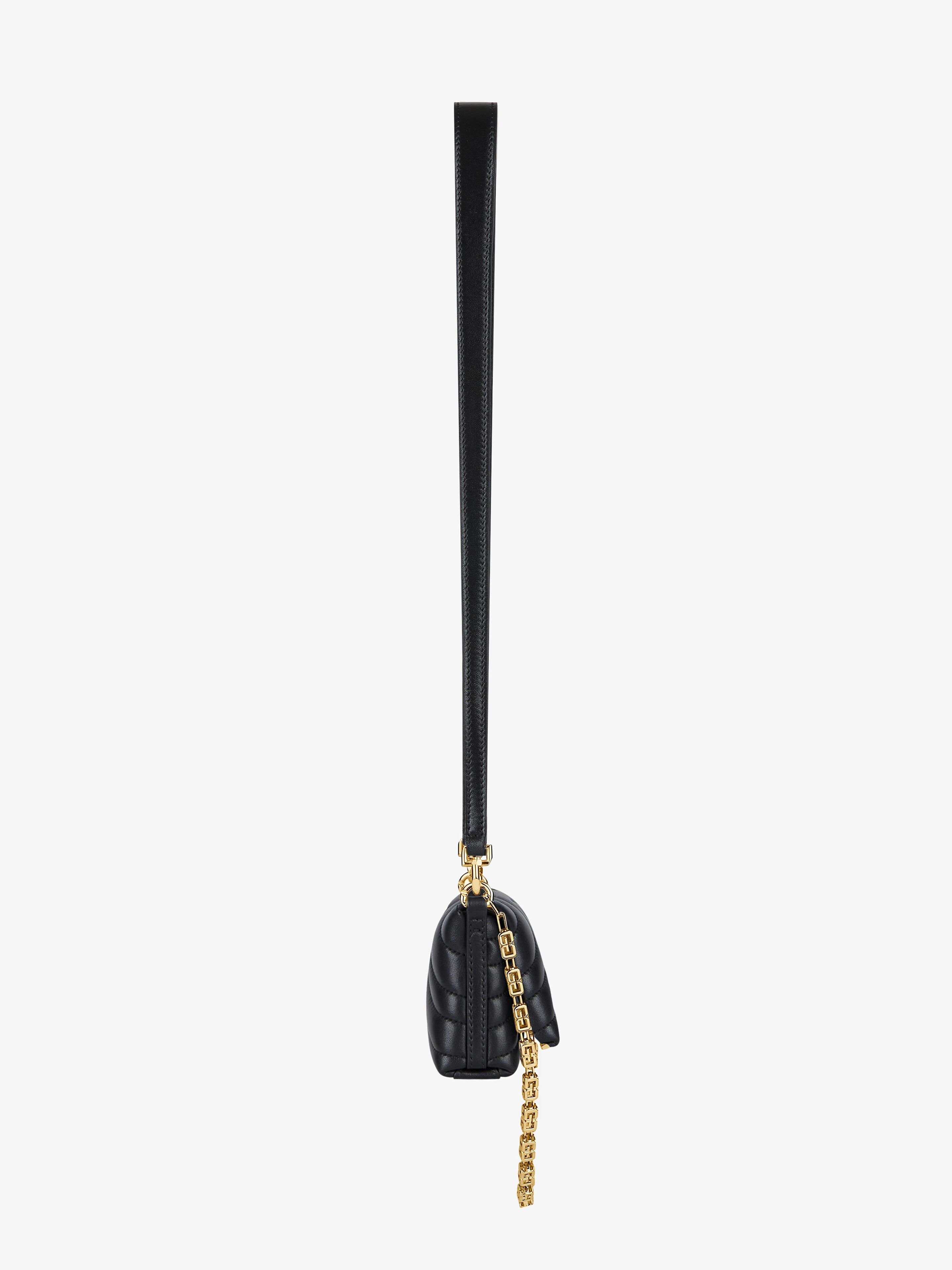Givenchy Micro 4g Soft Shoulder Bag In Black