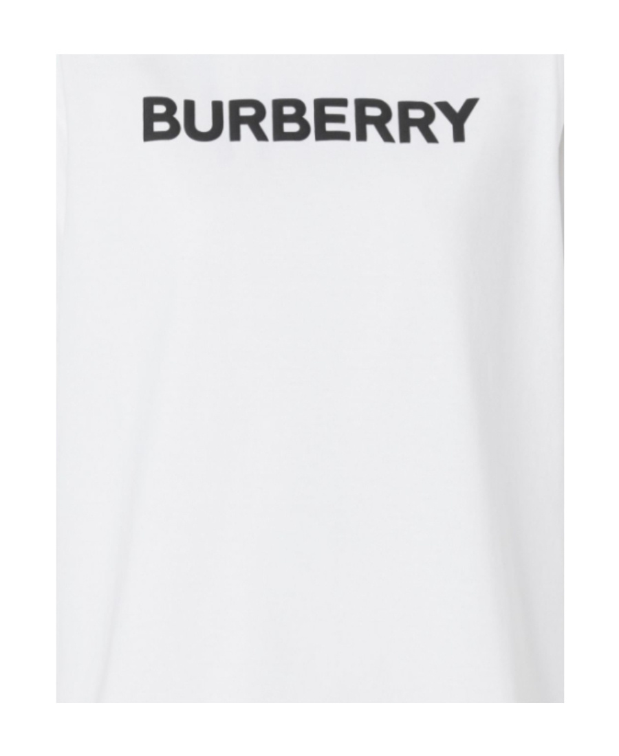 Burberry Logo-print Cotton T-shirt Clothing In White