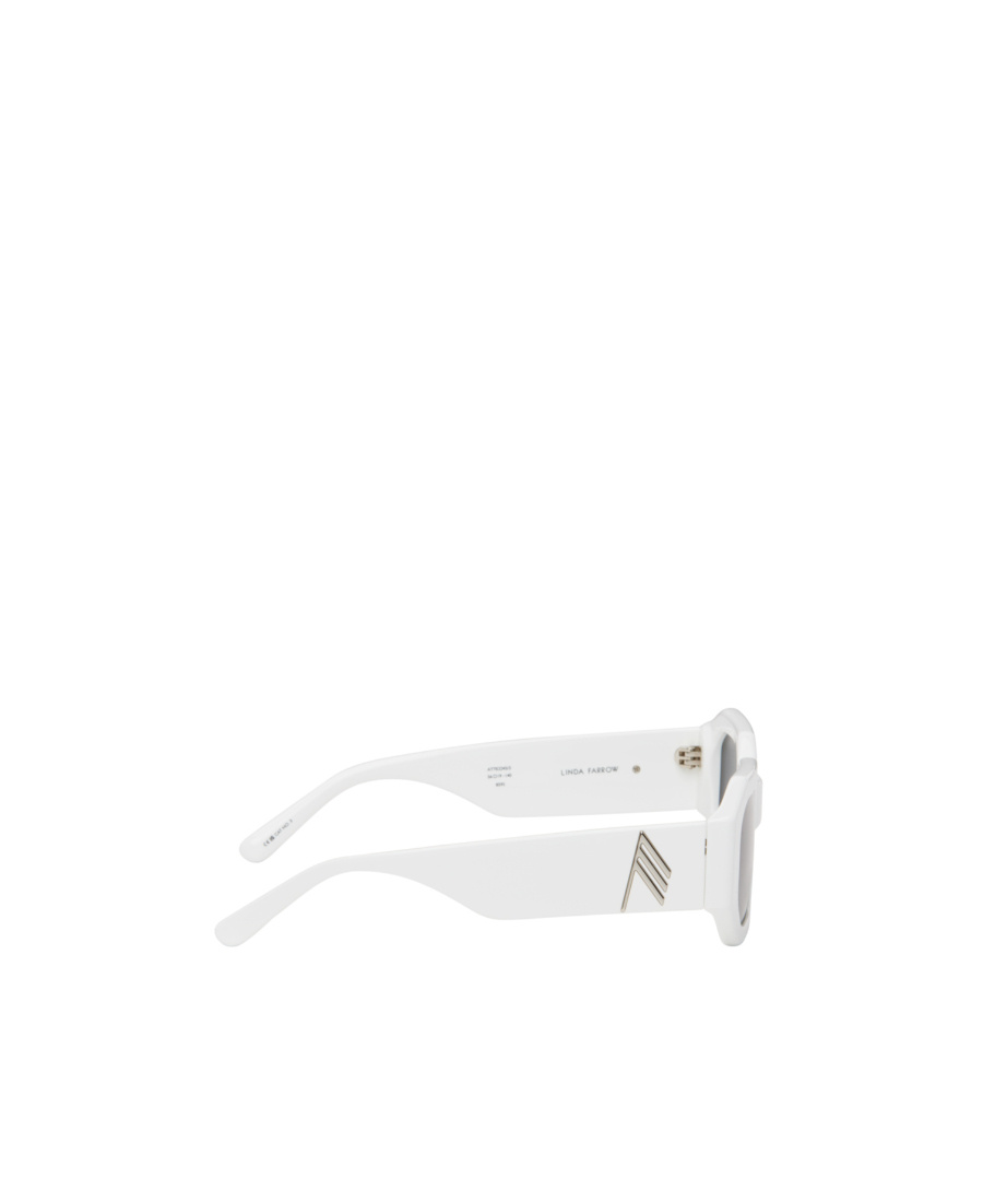 Attico The  X Linda Farrow Cooperative Sunglasses In Gray