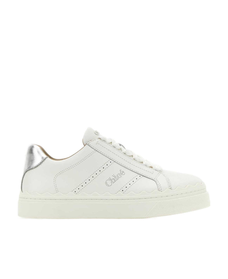 Chloé White Lauren Sneakers In White
