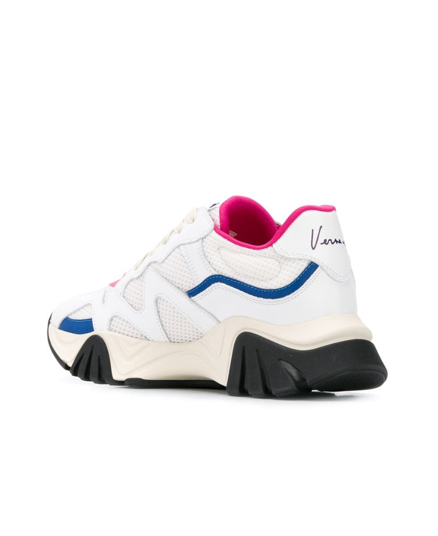Versace Squalo Sneakers With Removable Charm In White