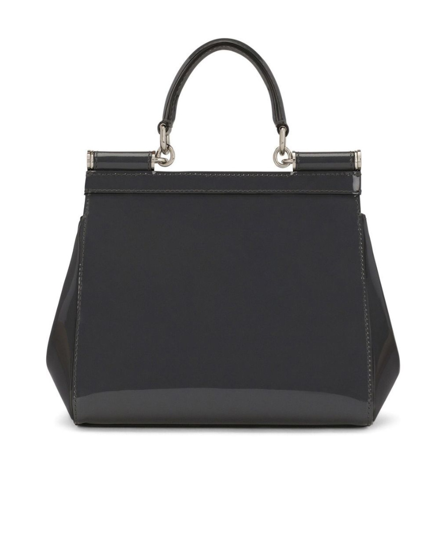 Dolce & Gabbana Logo-plaque Sicily Tote Bag In Black
