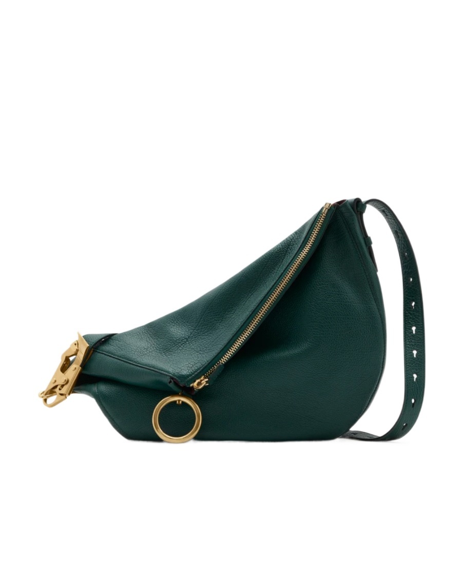 Burberry Medium Knight Shoulder Bag In Green