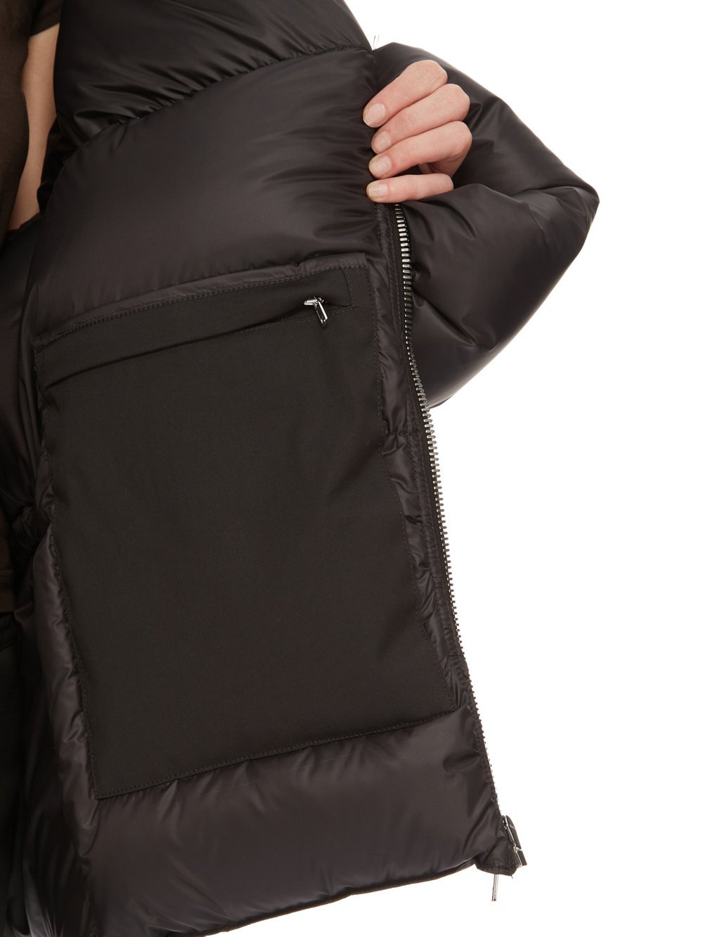 Rick Owens Sail Down Jacket In Black