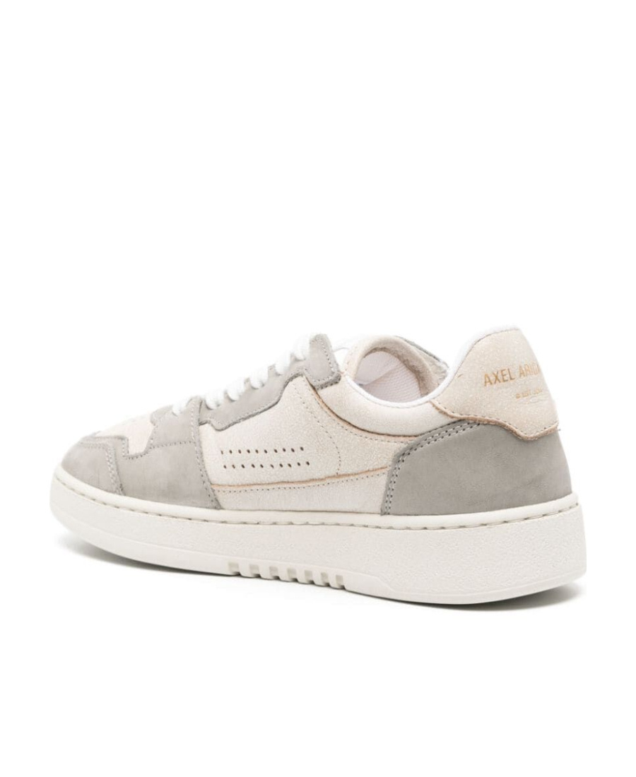 Axel Arigato Dice Lo Suede Panelled Sneakers In White