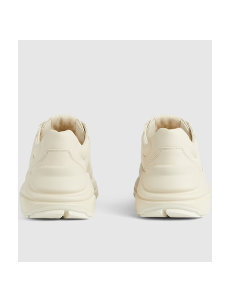 Gucci Interlocking Rhyton Sneakers In White